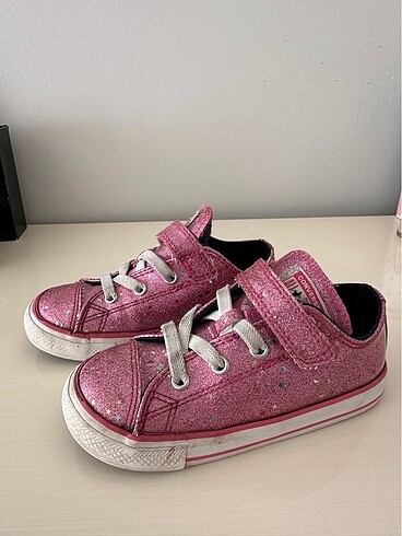 25 Beden pembe Renk Converse kız çocuk ayakkabısı