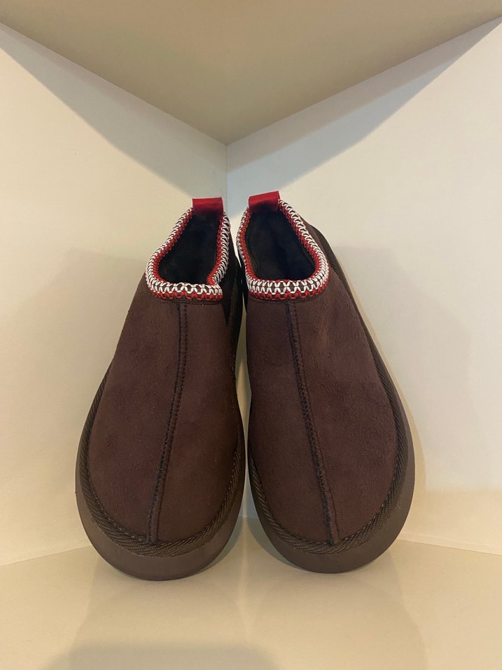 Kahverengi Süet Platform Topuklu Kadın Terlik - Görsel 2