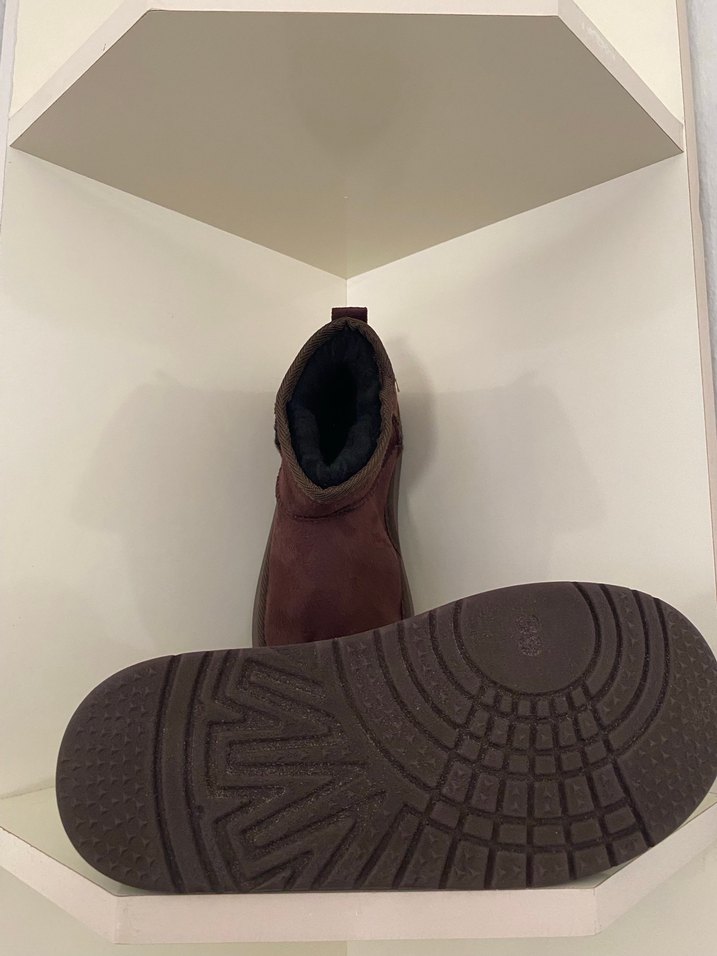 Kahverengi Süet Kadın Dolgu Topuk Ugg Bot - Görsel 3