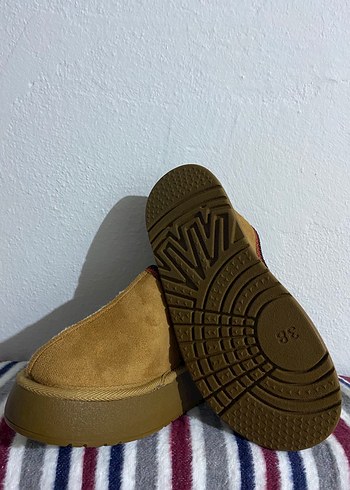 Kadın Taba Yumuşak Dolgu Topuklu Sabo Terlik - Görsel 4