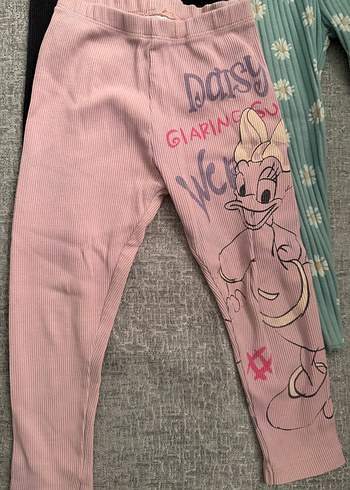 Kız Çocuk Baskılı Tayt - Görsel 2