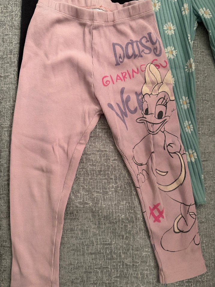 Kız Çocuk Baskılı Tayt - Görsel 2