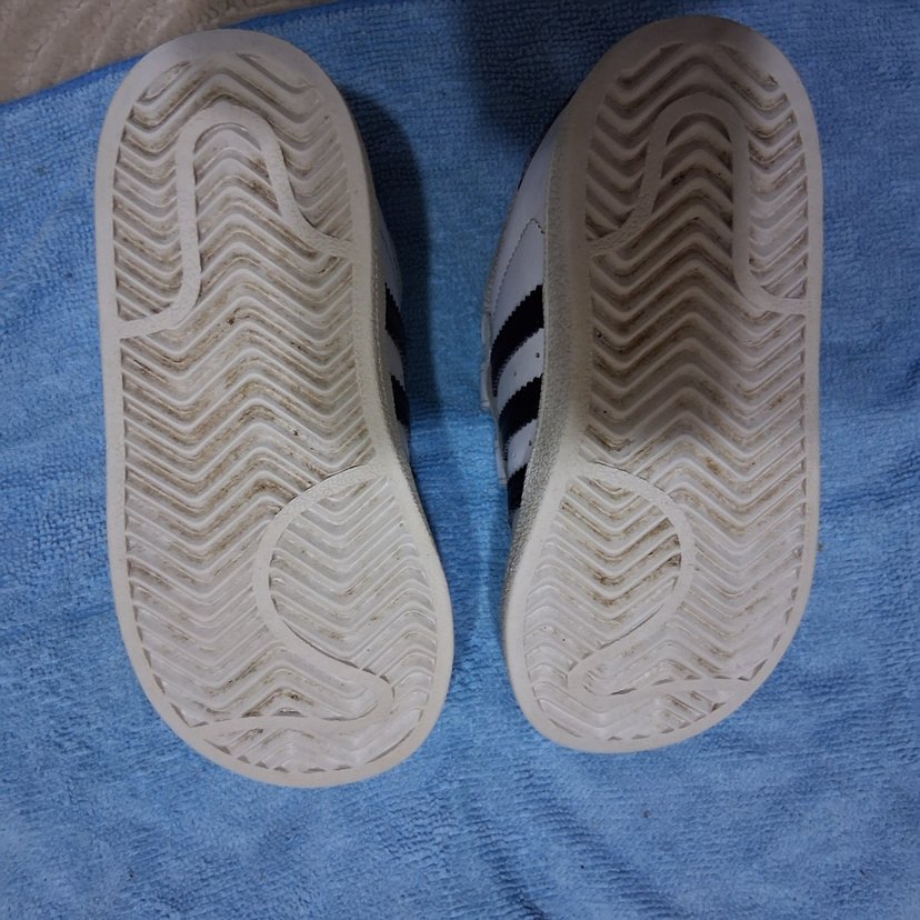 Beyaz  Çocuk 25numara Spor Ayakkabı Velcro - Görsel 3