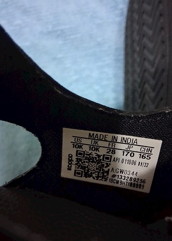 Siyah Adidas Cırtcırtlı çocuk 28 numara Sandalet - Görsel 4