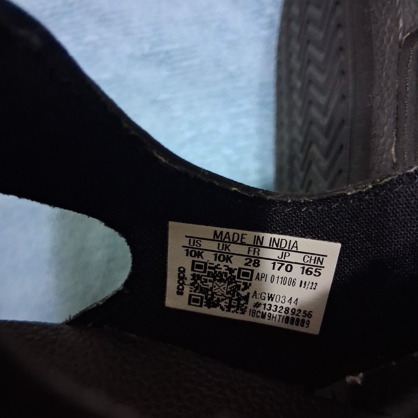 Siyah Adidas Cırtcırtlı çocuk 28 numara Sandalet - Görsel 4