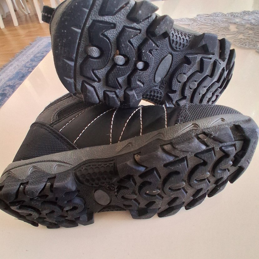 Siyah Erkek Çocuk Biker Bot 26 numara - Görsel 4