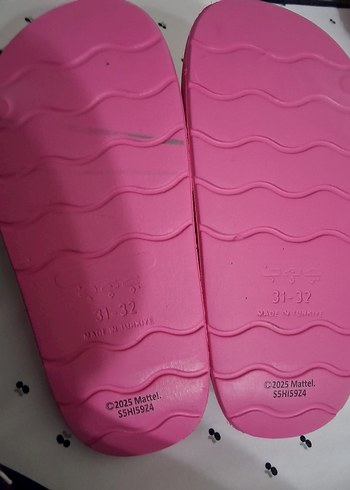 barbie 30 31 numara kız çocuk terlik - Görsel 3