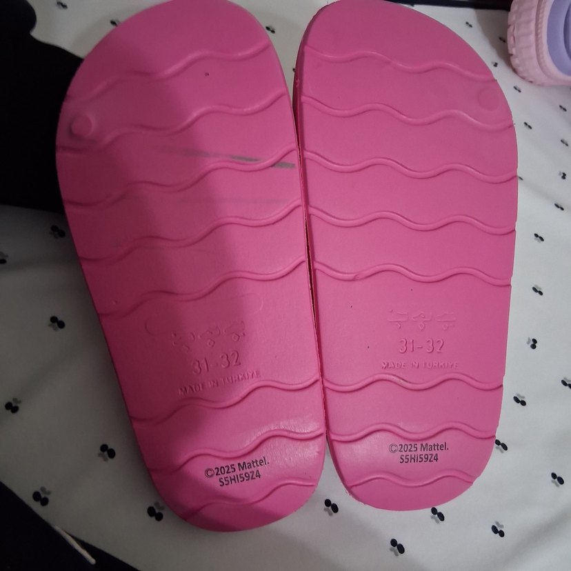 barbie 30 31 numara kız çocuk terlik - Görsel 3