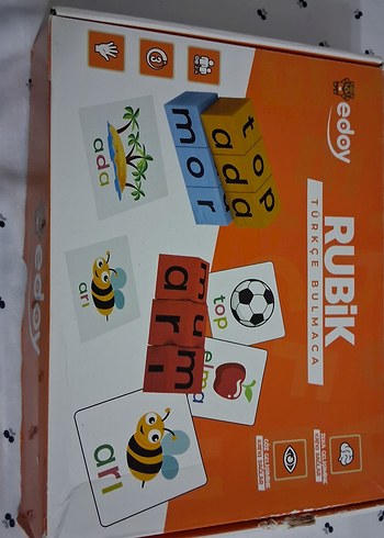 edoy Montessori Eğitici Rubik Bulmaca Seti oyun - Görsel 2