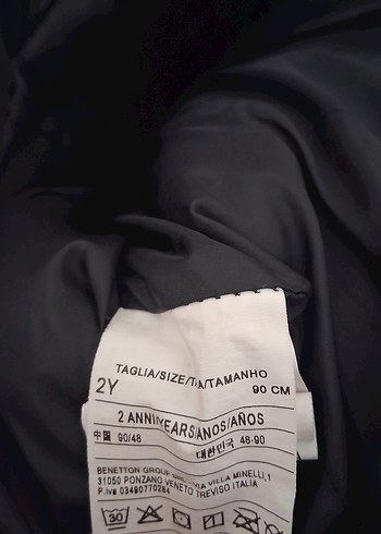 Kız Çocuk Siyah Kapüşonlu Fermuarlı Mont 2 yaş - Görsel 3