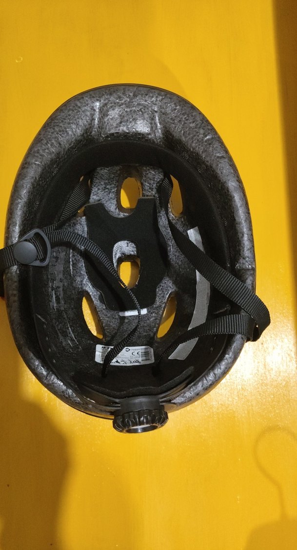 Mavi Plastik Çocuk Bisiklet Kaskı Velcro Bantlı - Görsel 2