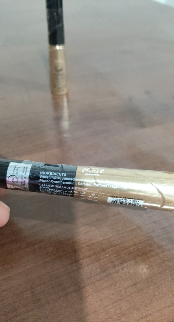 Parlak Bej Eyeliner Maskara - Görsel 2