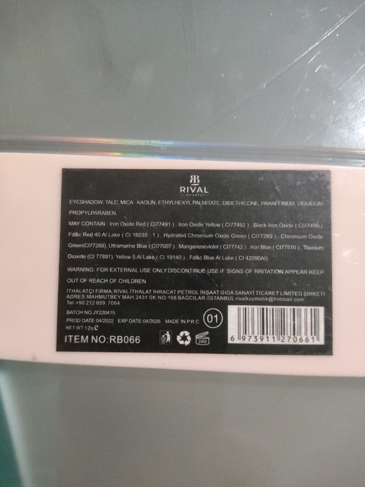 Ritual Rıcal 12 Renk Far Paleti - Görsel 2