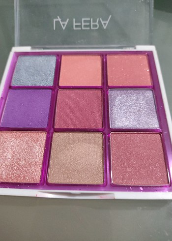 LA FERA 9 Renk Işıltılı Far Paleti - Görsel 2