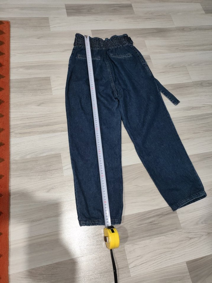 Kemerli Lacivert Kadın Bol Kesim Jean
STRADİVARİUS  Marka - Görsel 5