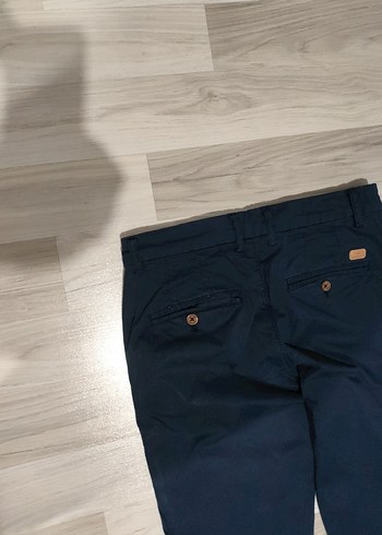 Erkek Lacivert Regular Fit Denim Pantolon - Görsel 5