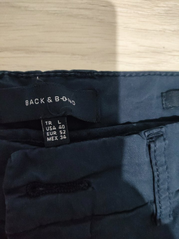 Erkek Lacivert Regular Fit Denim Pantolon - Görsel 4