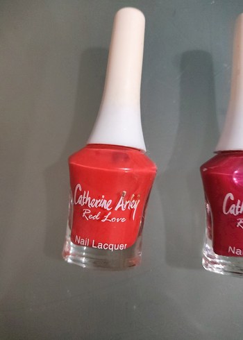 Kırmızı ve Beyaz Oje Seti - Görsel 5