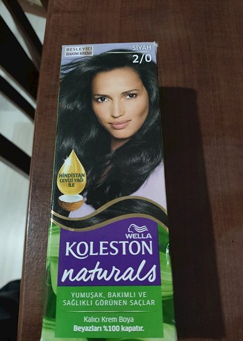 Koleston Naturals Saç Boyası Seti 50 ml Siyah - Görsel 3