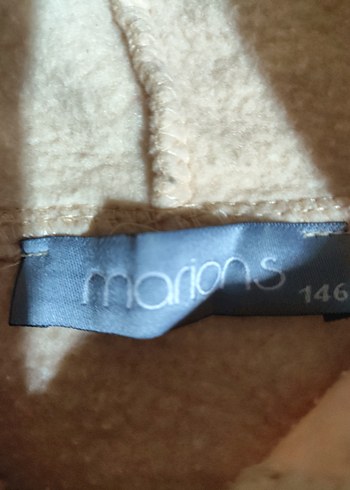 Bej Kapüşonlu Kız Sweatshirt ve Eşofman Takımı - Görsel 6