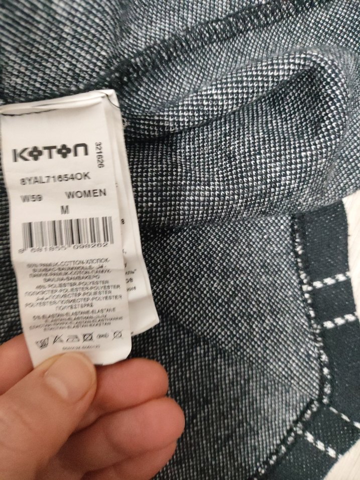 Kadın Siyah Ekose Pilili Mini Etek - Görsel 4