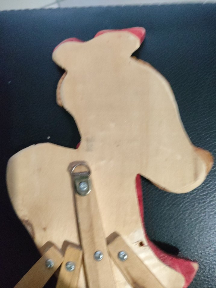 Renkli Ahşap Kız Figürlü Askılık - Görsel 5