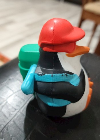 Renkli Kasklı Penguen Figür Oyuncak - Görsel 3