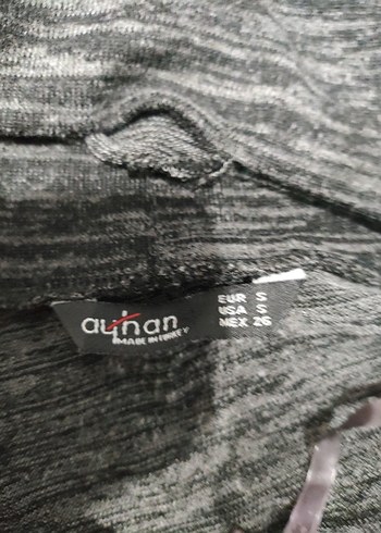 Gri V Yaka Kadın Triko Kazak - Görsel 4