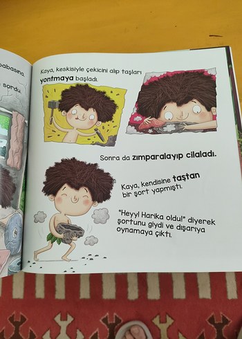 Taş Devri Modası - Çocuk Hikaye Kitabı - Görsel 4