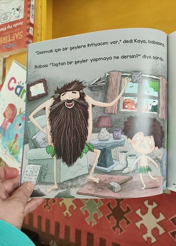 Taş Devri Modası - Çocuk Hikaye Kitabı - Görsel 3