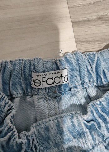 Açık Mavi Bol Kesim Kot Pantolon - Görsel 5