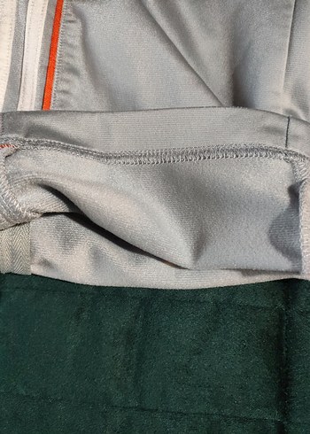 ADİDAS ORİJİNAL Kadın Gri Fermuarlı Rahat Eşofman Altı - Görsel 9