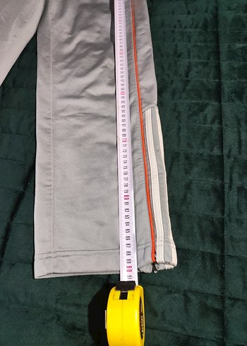 ADİDAS ORİJİNAL Kadın Gri Fermuarlı Rahat Eşofman Altı - Görsel 8