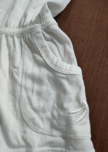 Kadın Beyaz  Midi Tişört - Görsel 2