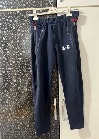 Erkek Lacivert Spor Eşofman Altı Fermuarlı - Görsel 2