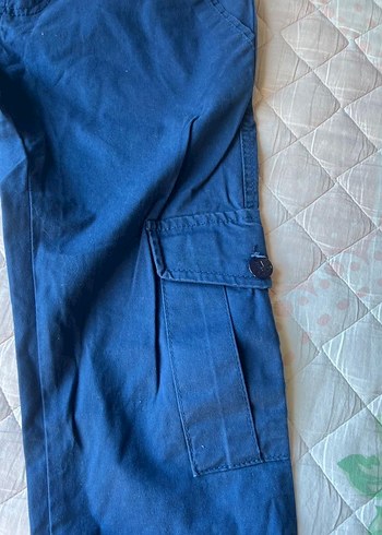 Erkek Çocuk Mavi Bol Kesim Denim Pantolon - Görsel 3