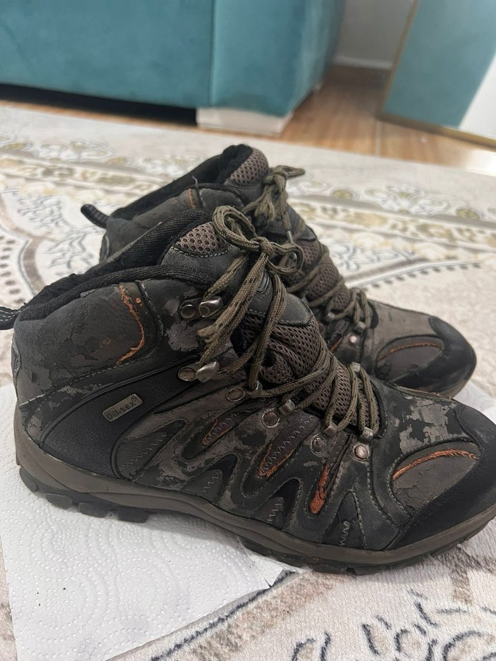 Erkek Kamuflaj Desenli Biker Outdoor Ayakkabı - Görsel 3