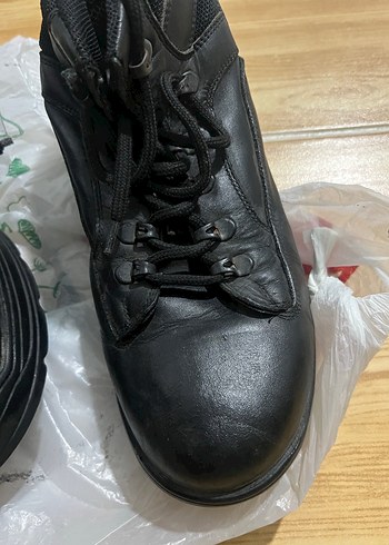 Siyah Bağcıklı Erkek Kauçuk Bot - Görsel 8