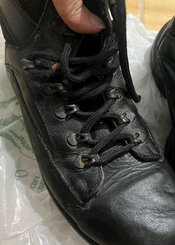 Siyah Bağcıklı Erkek Kauçuk Bot - Görsel 9