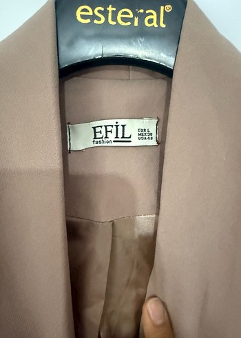 Bej Kemerli Kadın Ceket - Görsel 5