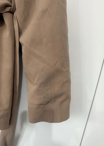 Bej Kemerli Kadın Ceket - Görsel 6