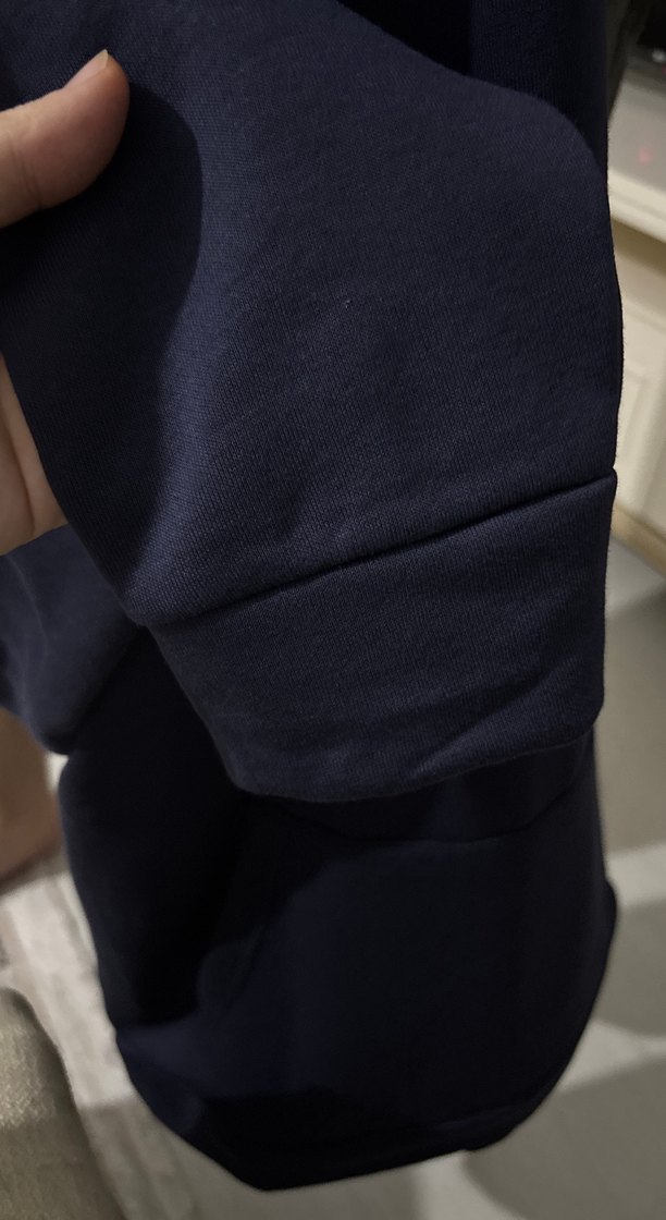Siyah Erkek Oversize Sweatshirt - Görsel 4
