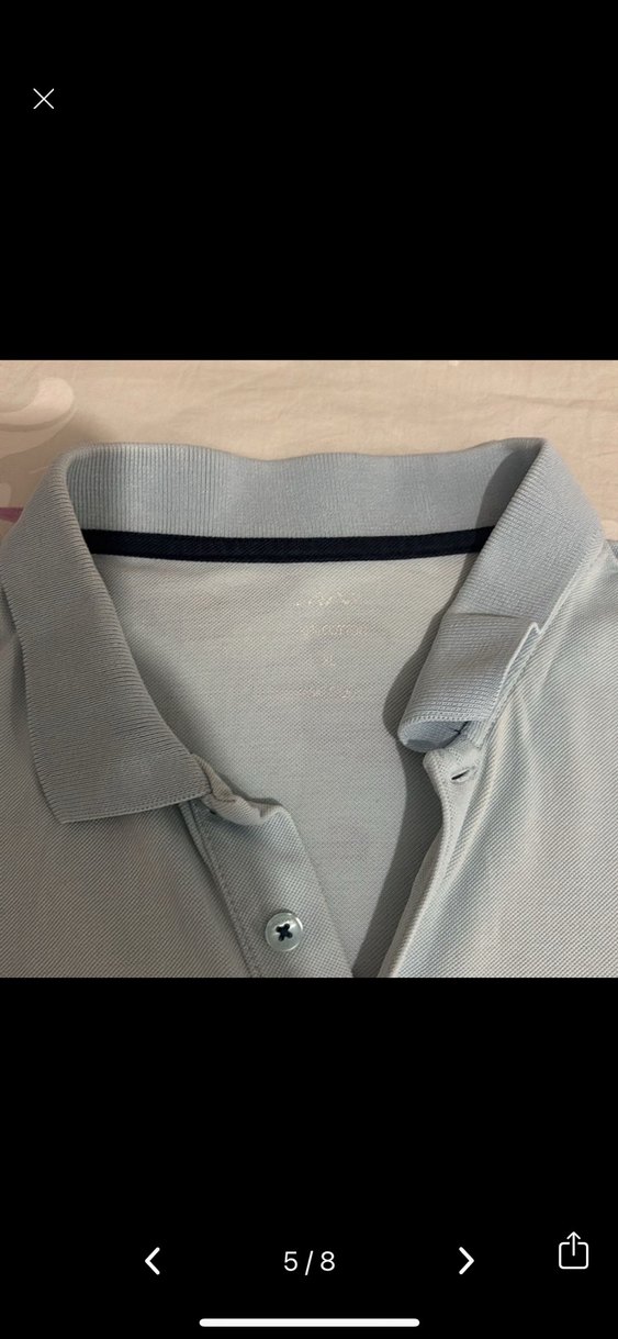 Erkek Gri Kısa Kollu Polo Yaka Tişört - Görsel 3