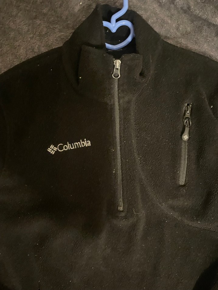 Columbia Siyah Fermuarlı Erkek Polar Sweatshirt - Görsel 2