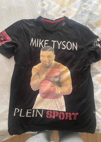 Mike Tyson Baskılı Siyah Erkek Tişört - Görsel 3
