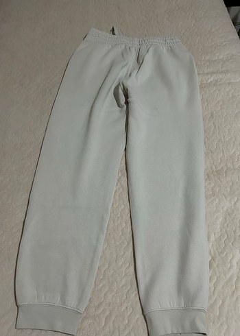 H&M Beyaz Pamuklu Erkek Eşofman Altı - Görsel 2