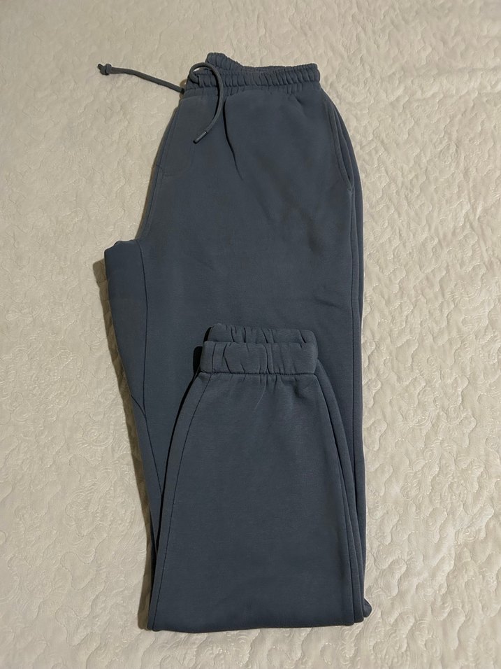 Gri Unisex Rahat Kesim Midi Eşofman - Görsel 2