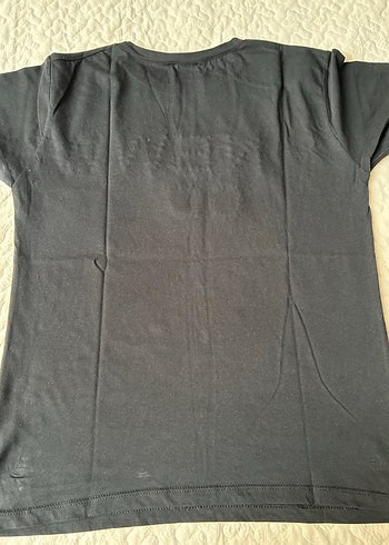 Siyah Payetli Kadın Tişört - Görsel 2