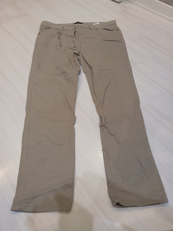 Bej Keten Erkek Pantolon AVVA 2xl büyük beden - Görsel 2