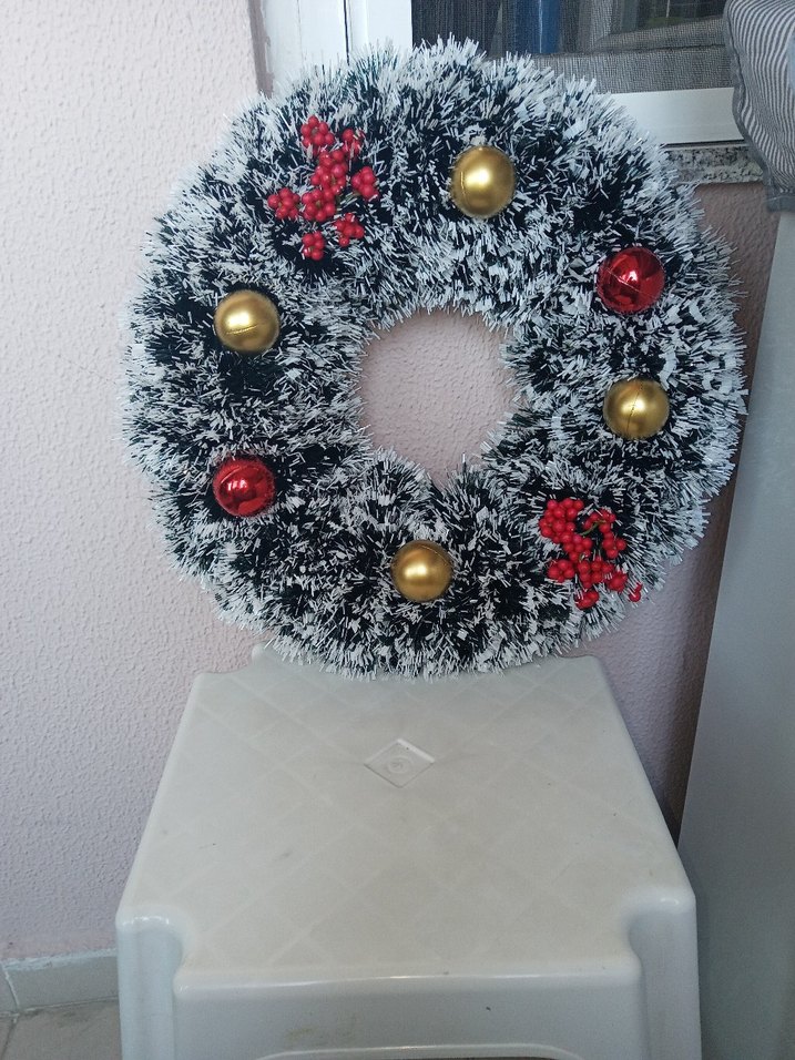 Yılbaşı Kapı Süsü Büyük Boy - Görsel 3